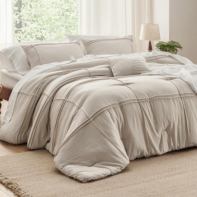 Pinch Pleat Comforter Set-2
