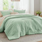 GentleSoft™ Clipped Jacquard Comforter Set