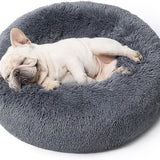 Calming Donut Bed for Dogs and Cats