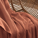 100% Cotton Waffle Weave Blankets