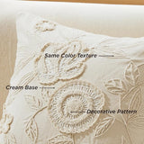 Bedsure Floral Embroidery Boho Pillow Cover