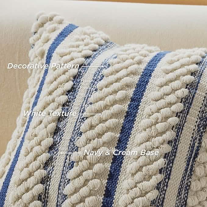 GentleSoft™ Circle Tufted Boho Pillow Cover Strips