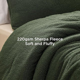 Bedsure Sherpa Fleece Comforter Set