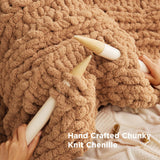 Chunky Knit Chenille Blanket