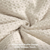 Bedsure Classic Waffle Weave Comforter Set