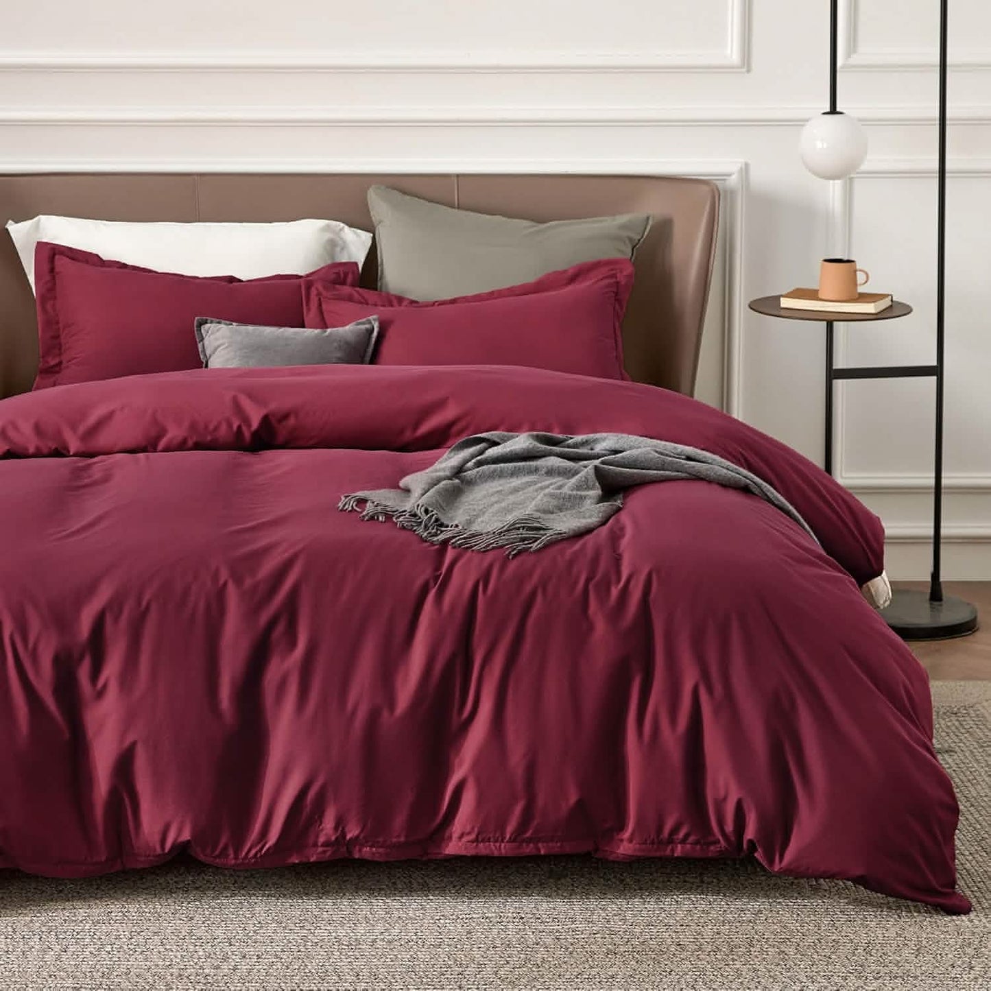 Brushed Polyester Microfiber Duvet Cover Set