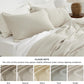 Polyester Microfiber Waffle Duvet Weave Duvet Cover Set
