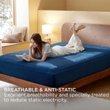 Bedsure Breathable Fleece Fitted Sheet