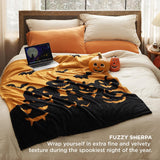 Bedsure Halloween Blanket Orange