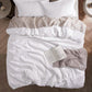 GentleSoft™ Cotton Waffle Weave Duvet Cover Set