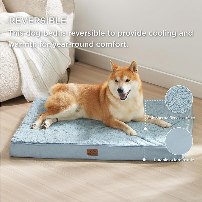 Large Orthopedic Washable Dog Bed
