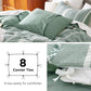 Cotton Boho Waffle Weave Duvet Cover Set