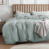 Cotton Waffle Weave Duvet Cover Set