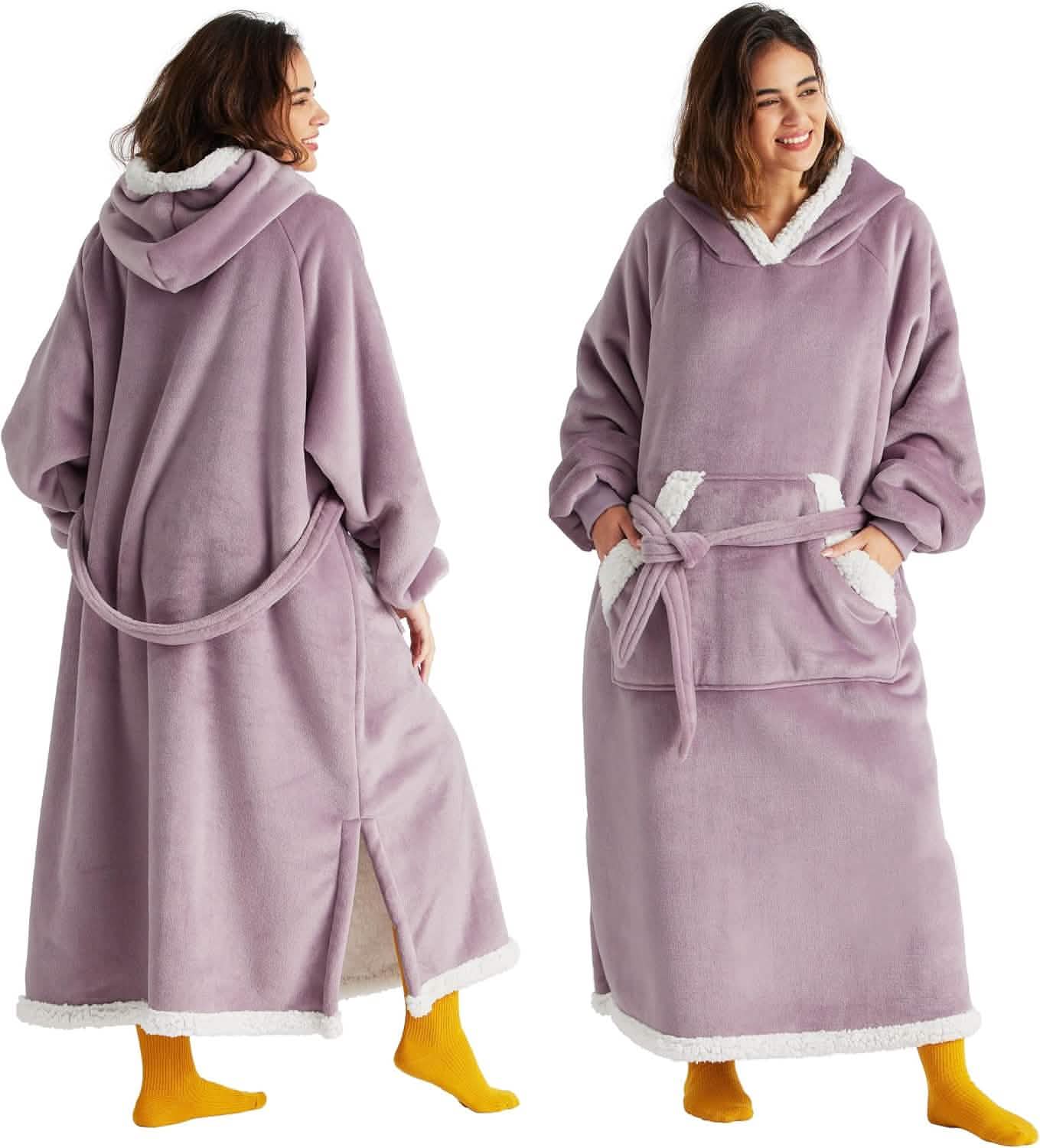 Sherpa Fleece Wearable Blanket