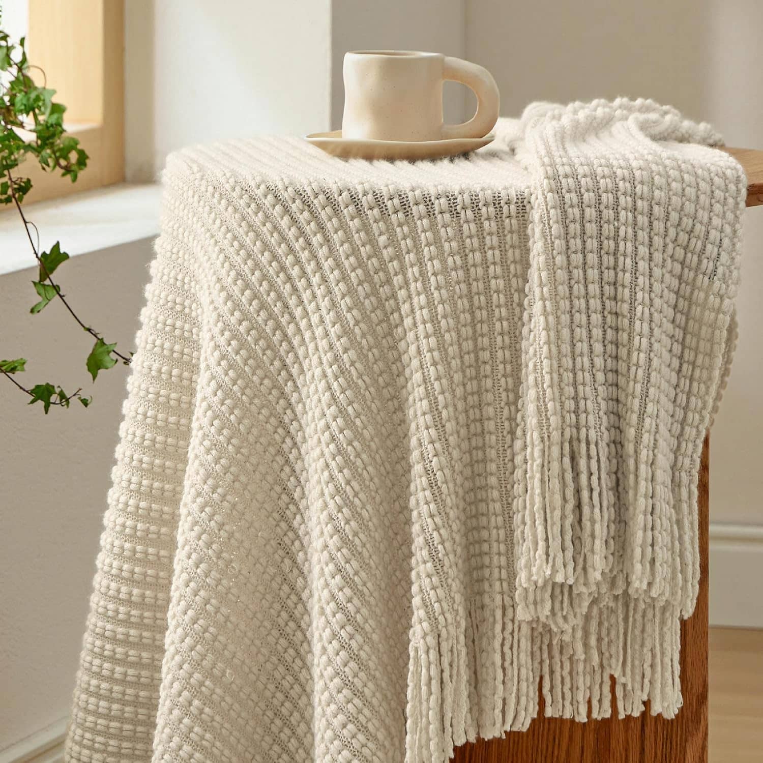 Decorative Woven Throw Blanket