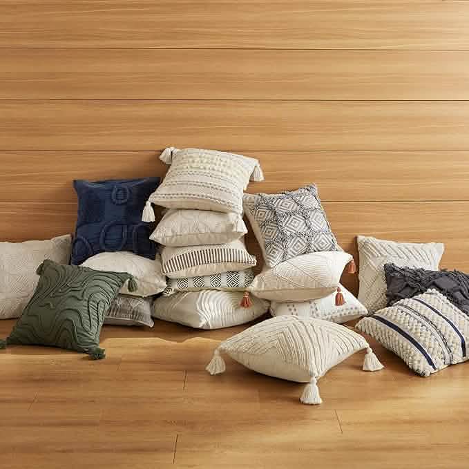 GentleSoft™ Circle Tufted Boho Pillow Cover Coins