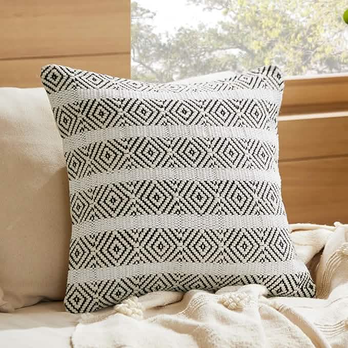 GentleSoft™ Boho Woven Decorative Pillow Cover