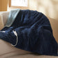 Jacquard Shaggy Sherpa Heated Blanket