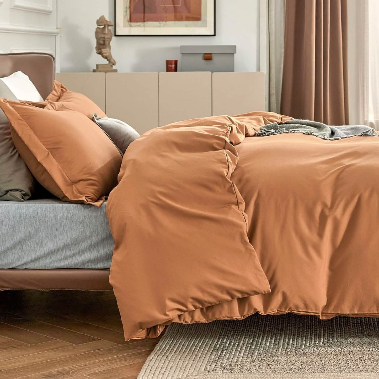 Brushed Polyester Microfiber Duvet Cover Set