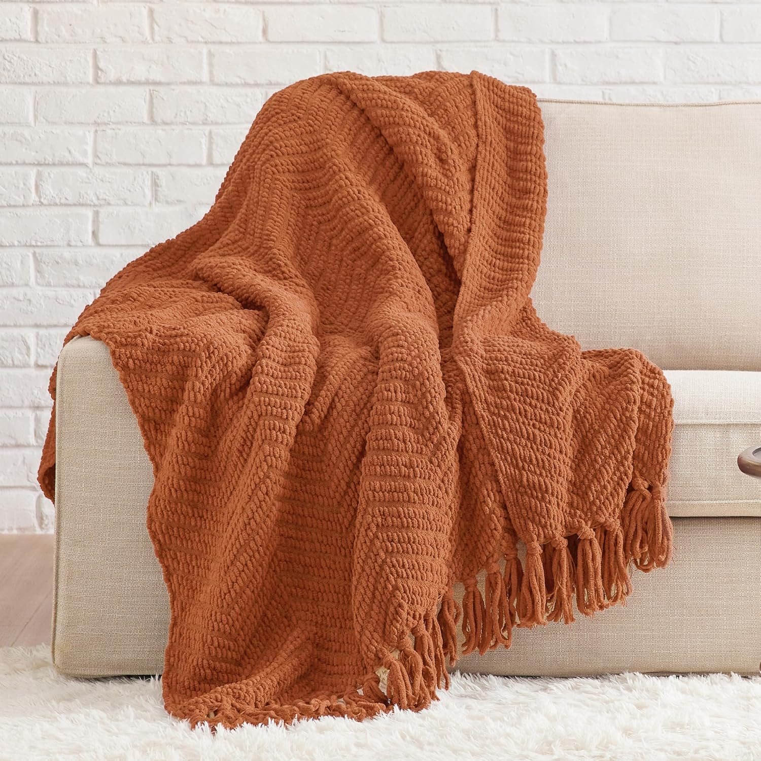 GentleSoft Versatile Knit Woven Chenille Blanket