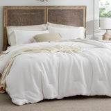 Cotton Waffle Weave Comforter Set