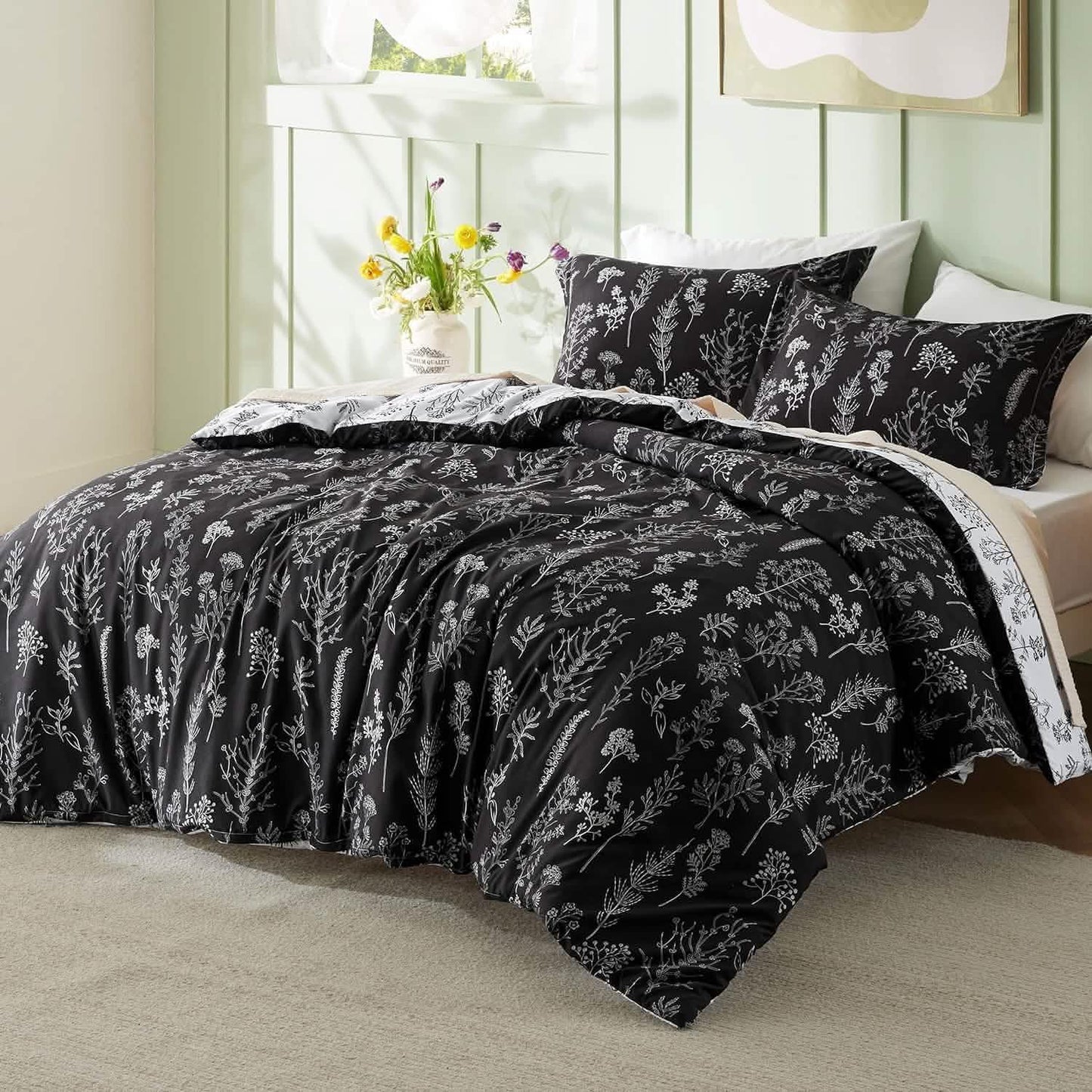 Floral Comforter Set