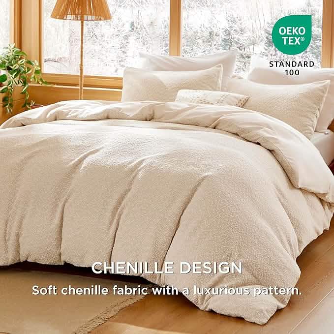 GentleSoft™ Chenille Starry Sky Duvet Cover Set