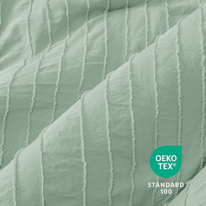 GentleSoft™ Clipped Jacquard Comforter Set