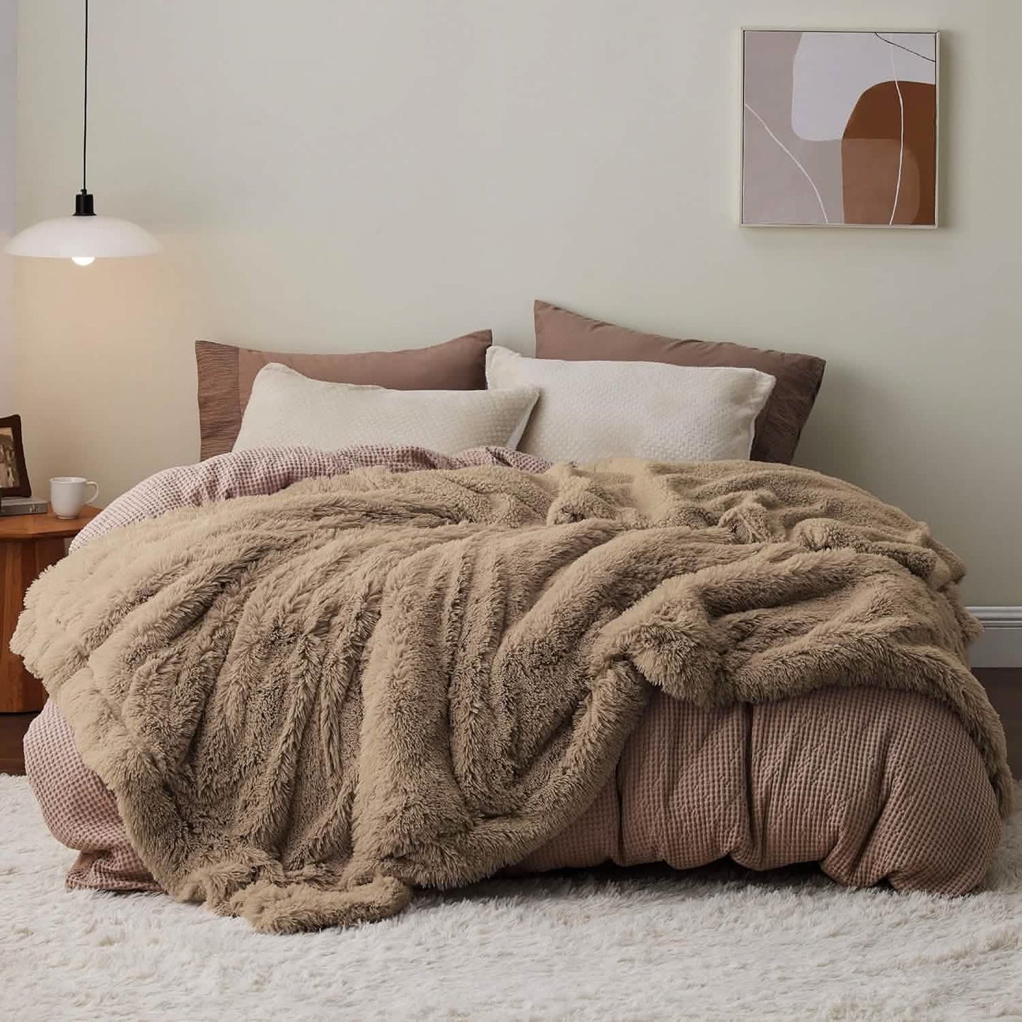 Fuzzy Faux Fur Blanket