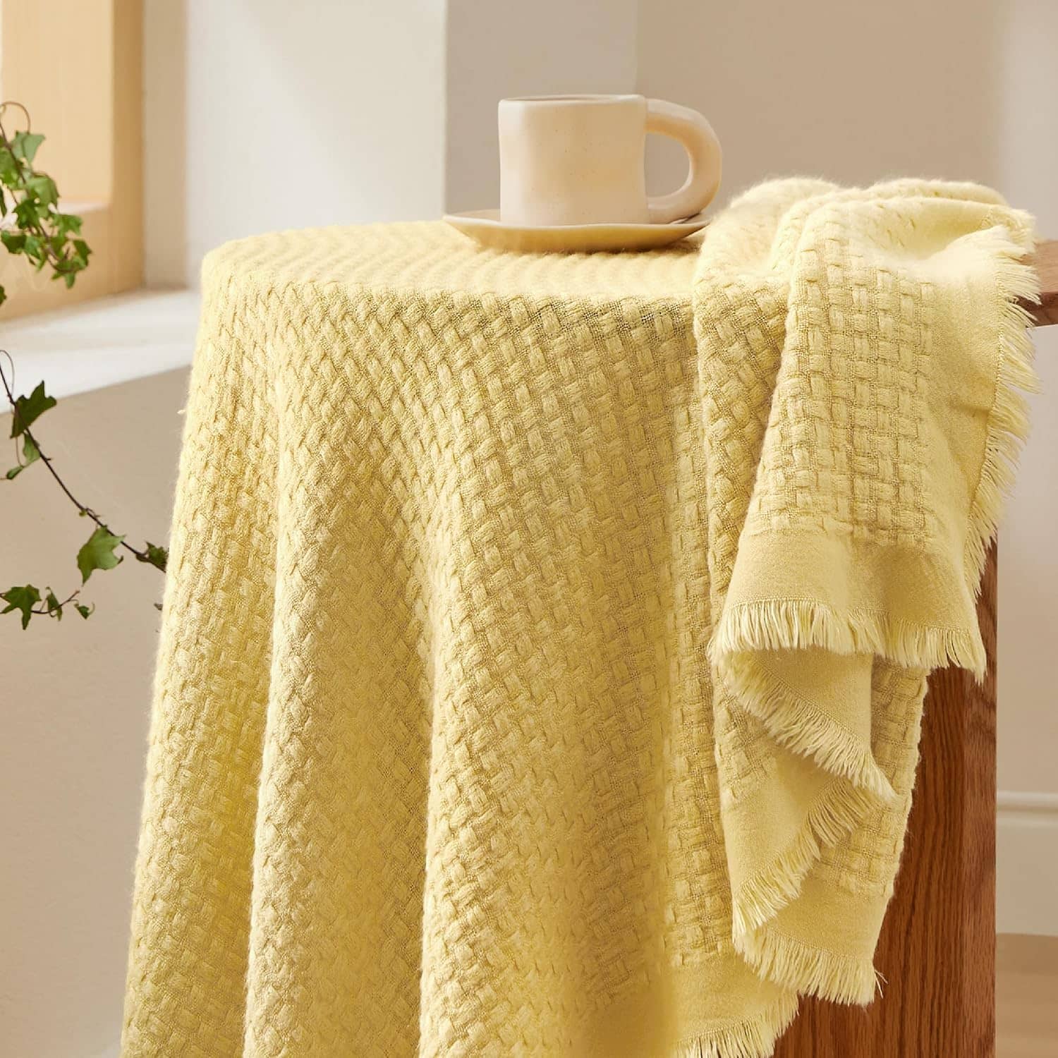 Decorative Woven Throw Blanket