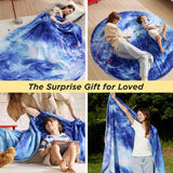 Bedsure Funny Blanket Blue