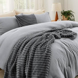 Checkered Comforter Set Striped