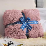 Fuzzy Faux Fur Blanket