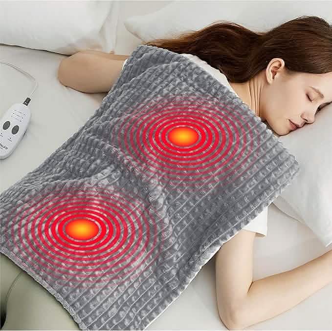 Weighted Heating Pad with Massager