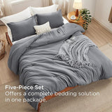 Bedsure Chic Bohemian Bed-in-a-bag