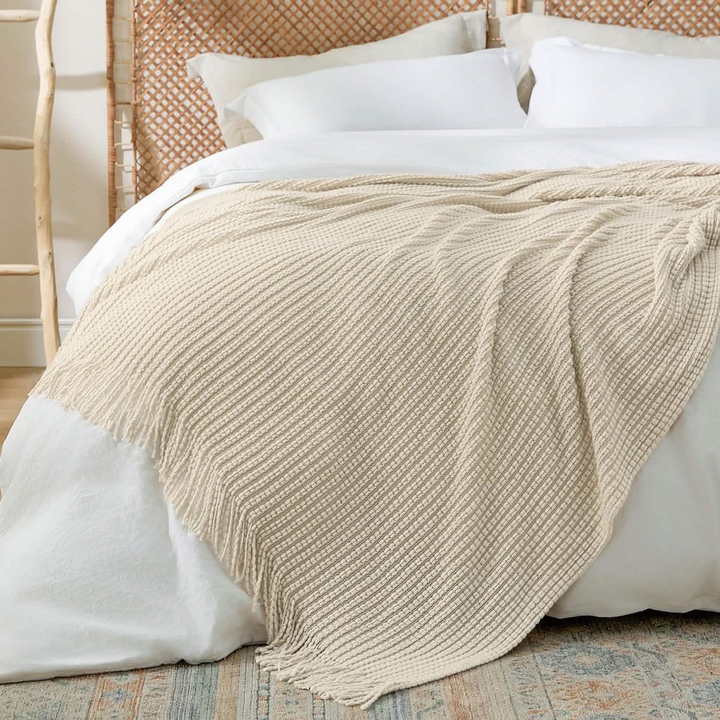 Decorative Woven Throw Blanket
