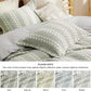 100% Cotton Chenille Triangle Jacquard Duvet Cover Set
