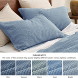 100% Cotton Waffle Weave Duvet Cover Set