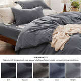 Prewashed Polyester Microfiber Duvet Cover Set