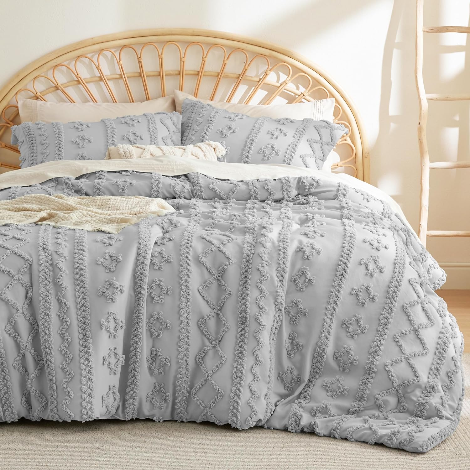 Boho Deluxe Embroidery Comforter Set