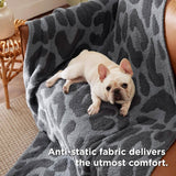 Feather Yarn Throw Blanket