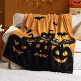 Bedsure Halloween Blanket Orange