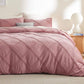 GentleSoft™ Velvet Pinch-Pleated Duvet Cover Set