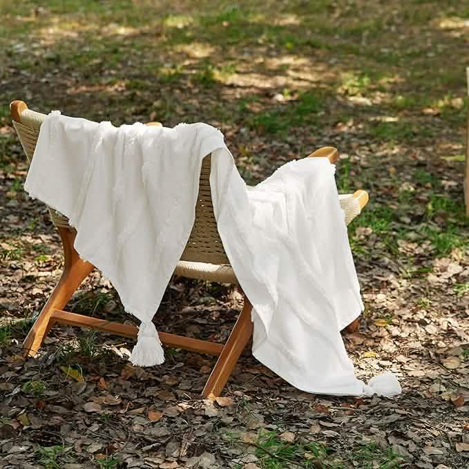 Boho Woven Decorative Blanket