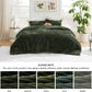 Striped Flannel Comforter Set