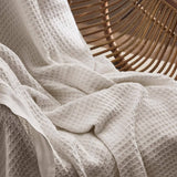 100% Cotton Waffle Weave Blankets