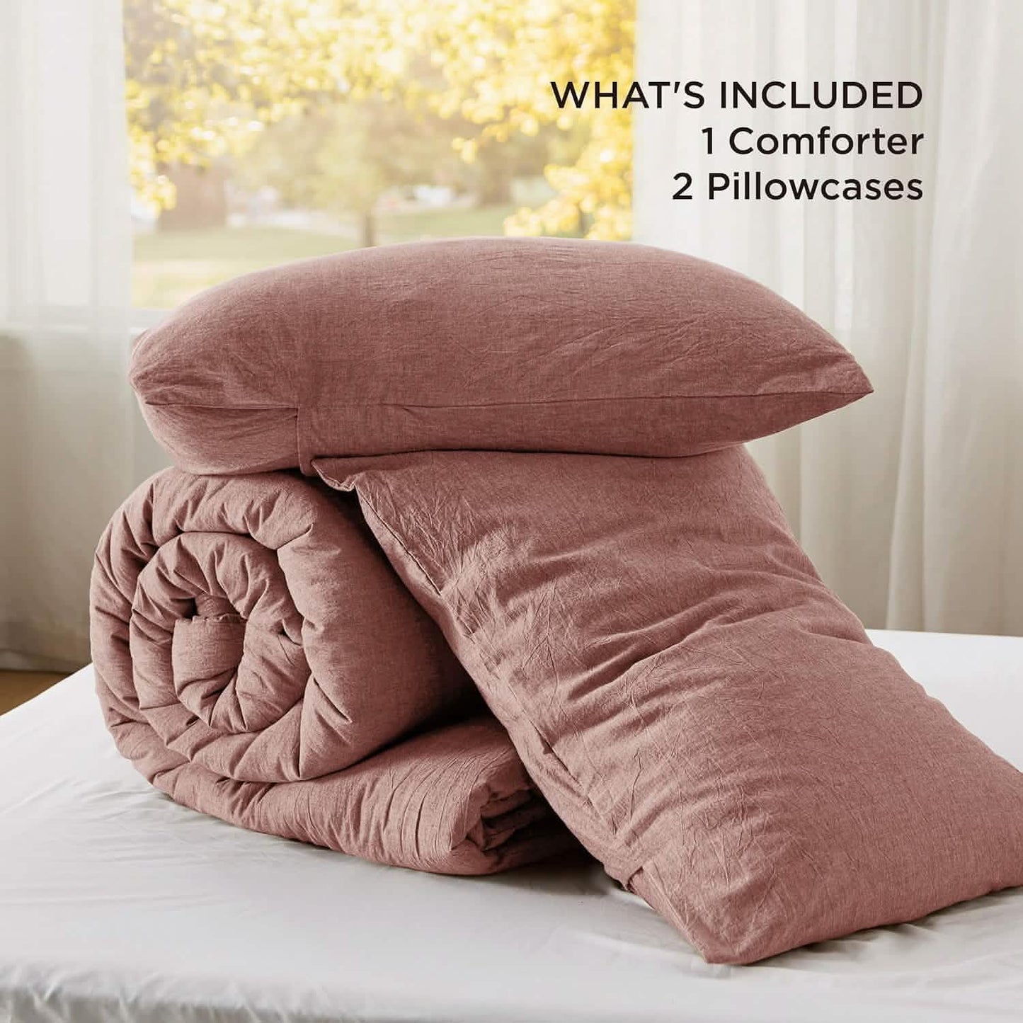 Prewashed Cotton Comforter Set