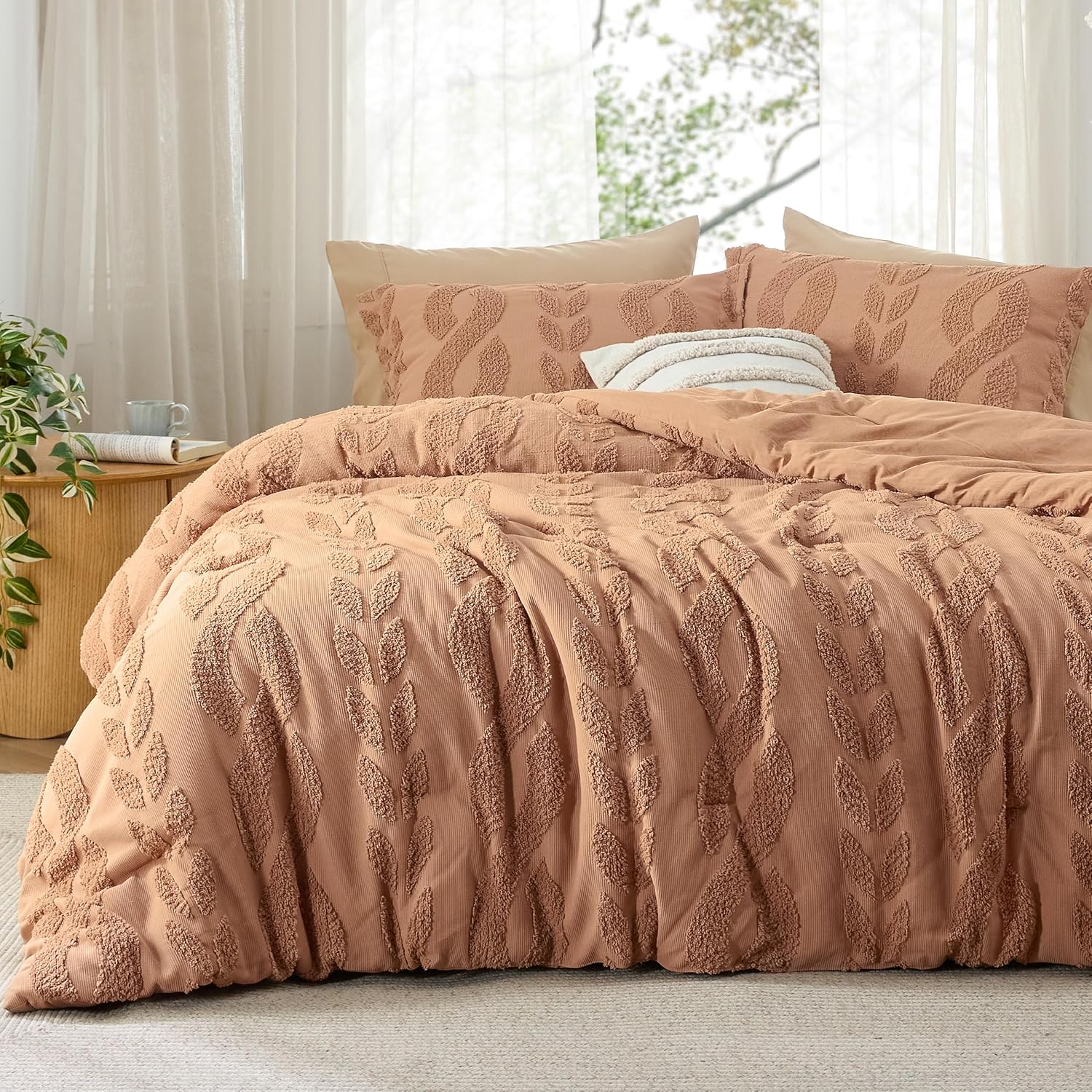 Jacquard Comforter Set Cable Stripe