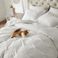 100% Cotton Greek Key Jacquard Duvet Cover Set