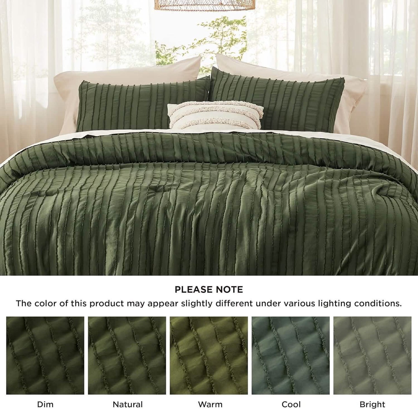 GentleSoft™ Clipped Jacquard Comforter Set